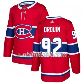 Montreal Canadiens Trikot Jonathan Drouin 92 Adidas 2017-2018 Rot Authentic - Herren
